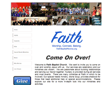 Tablet Screenshot of faithbaptistmonroe.org